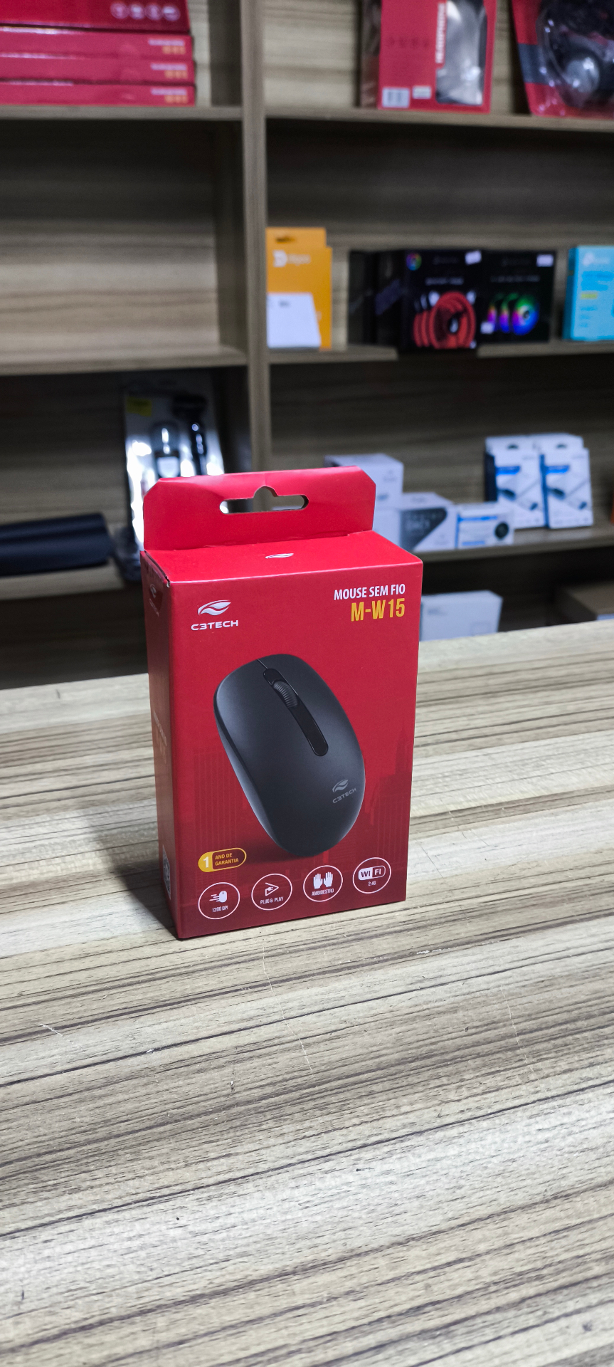 Mouse sem fio C3Tech M-W15