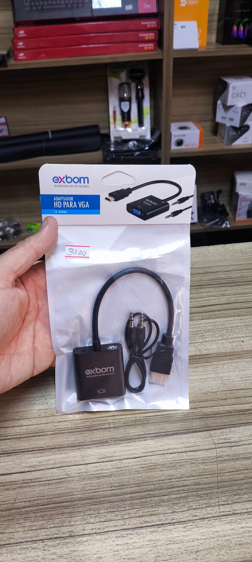 Adaptador HDMI para VGA Exbom