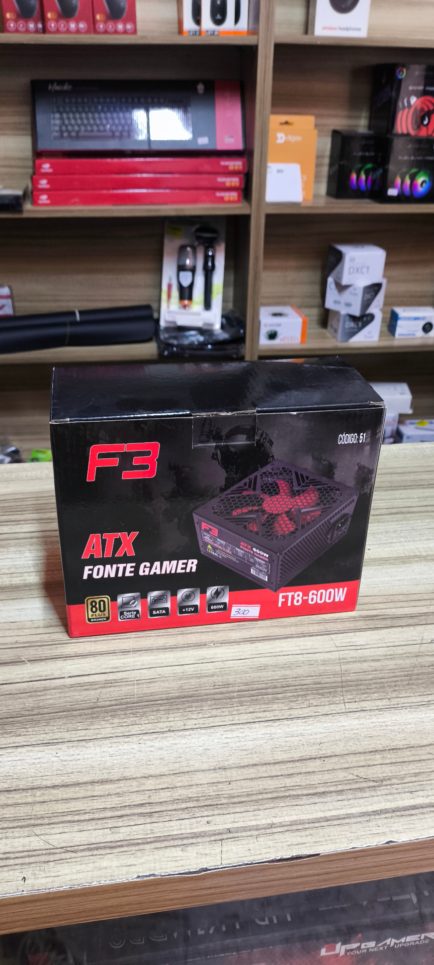 Fonte Gamer F3 ATX 600W